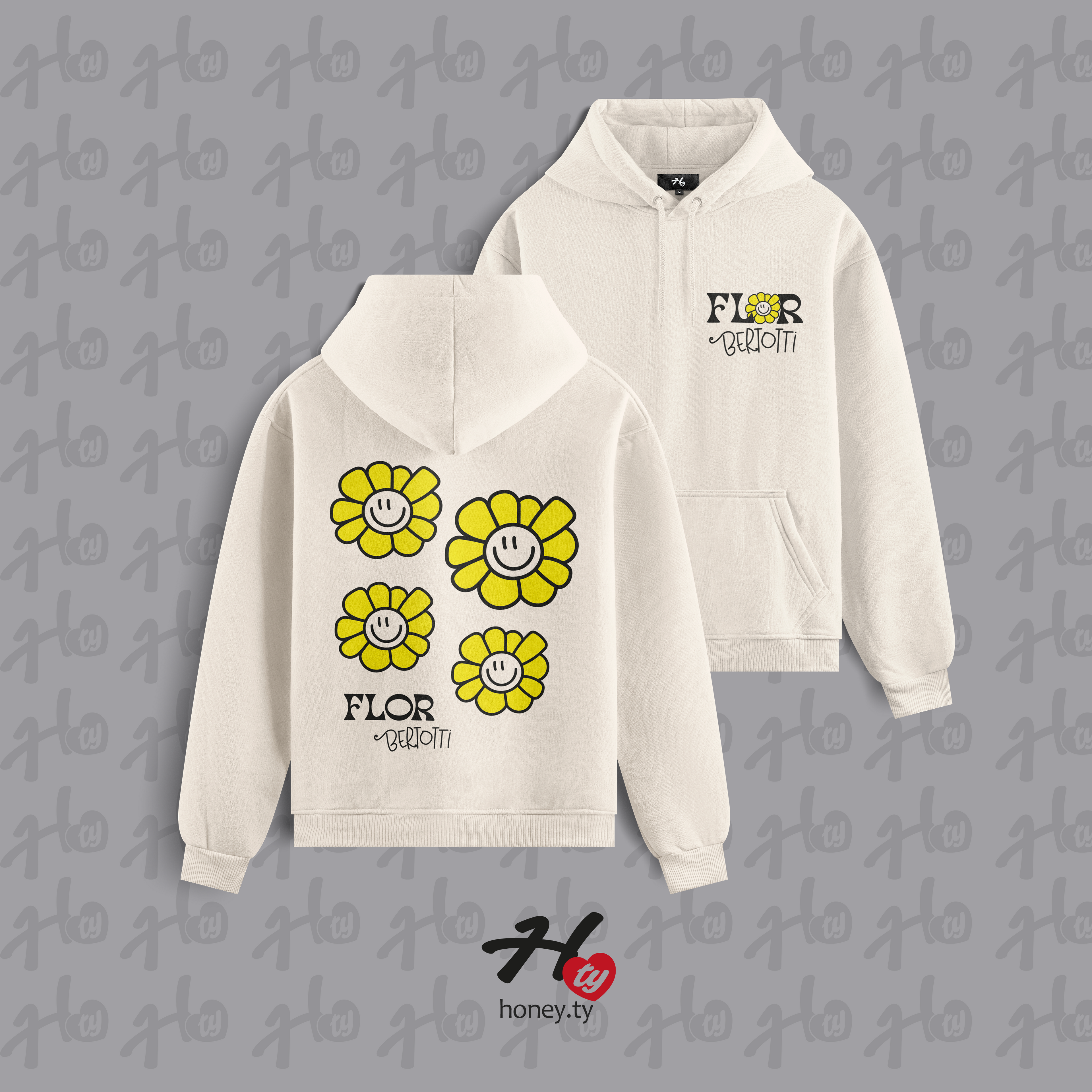 4 FLORES - POLERA