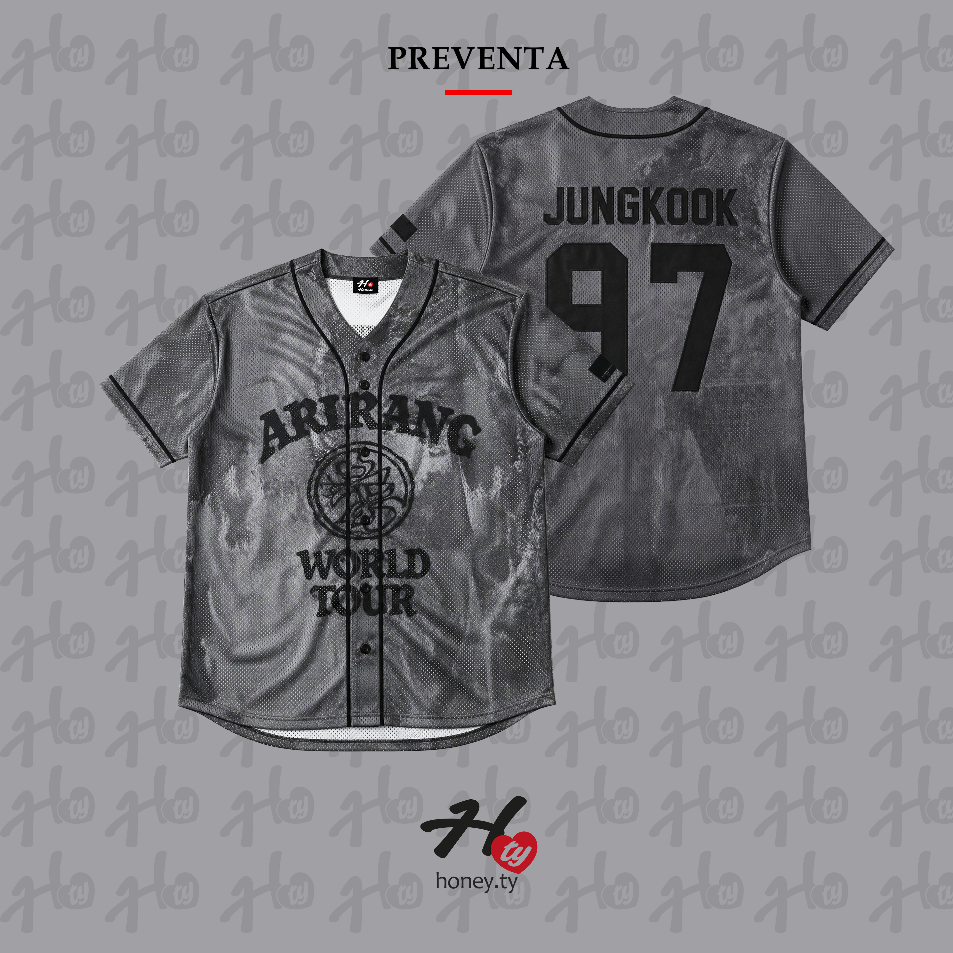 JUNGKOOK - CAMISETA BASEBALL WORLD TOUR