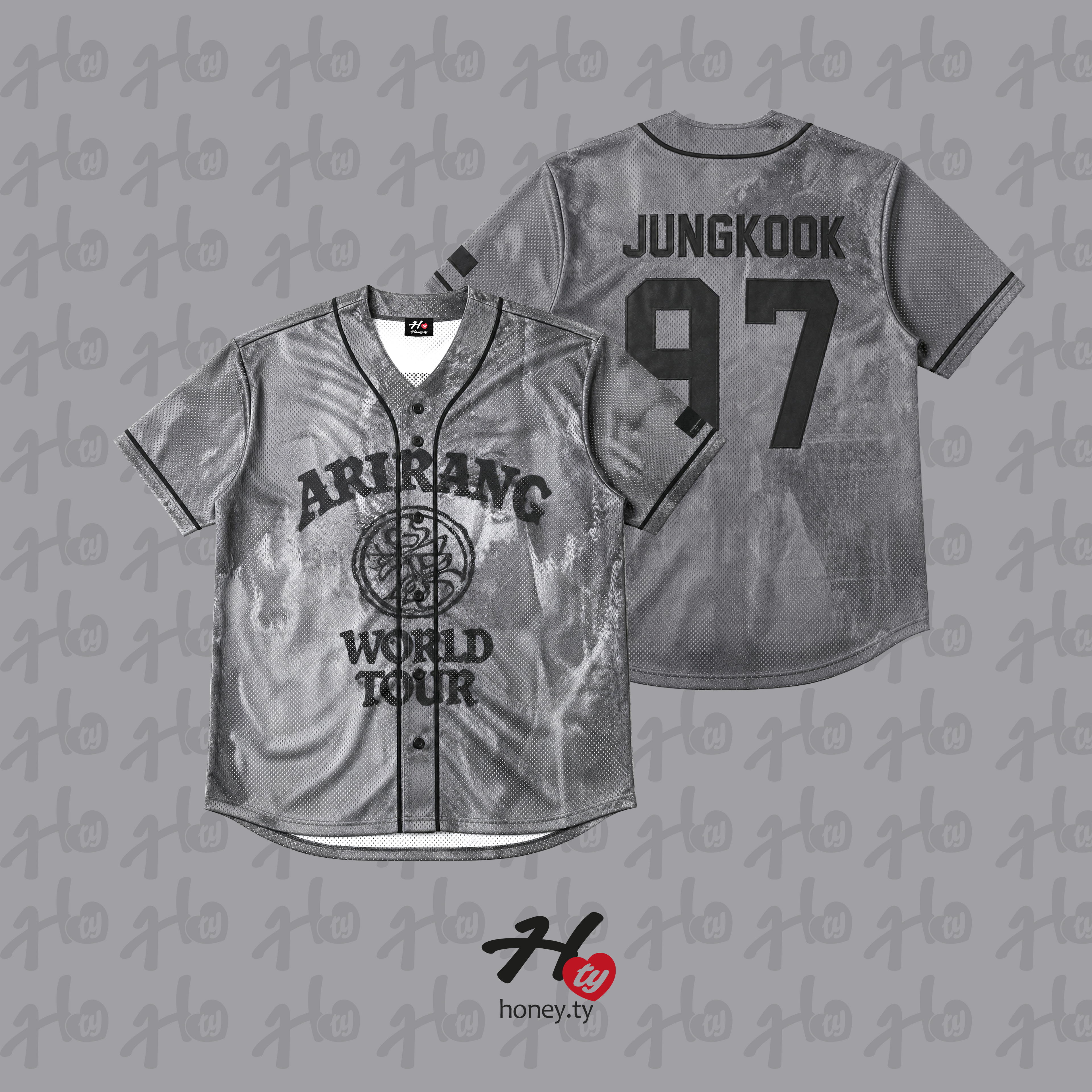 JUNGKOOK - CAMISETA BASEBALL WORLD TOUR