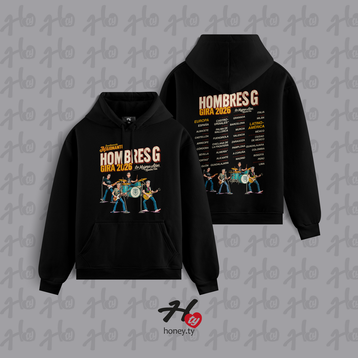 HOMBRES G GIRA 2026 - POLERA