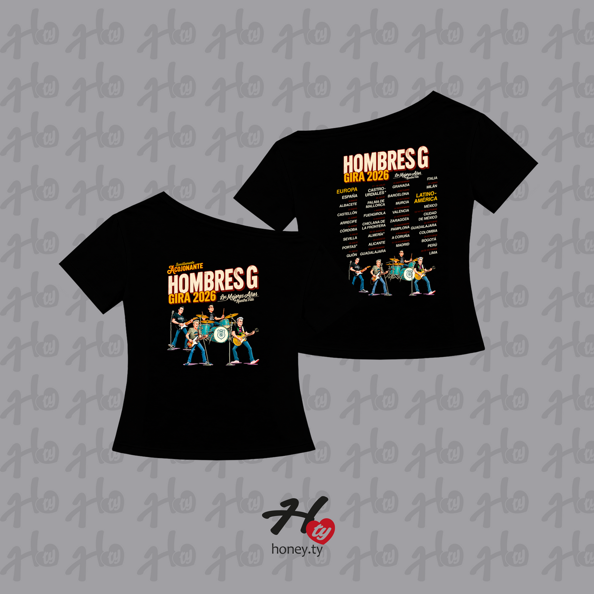 HOMBRES G GIRA 2026 - OFF SHOULDER