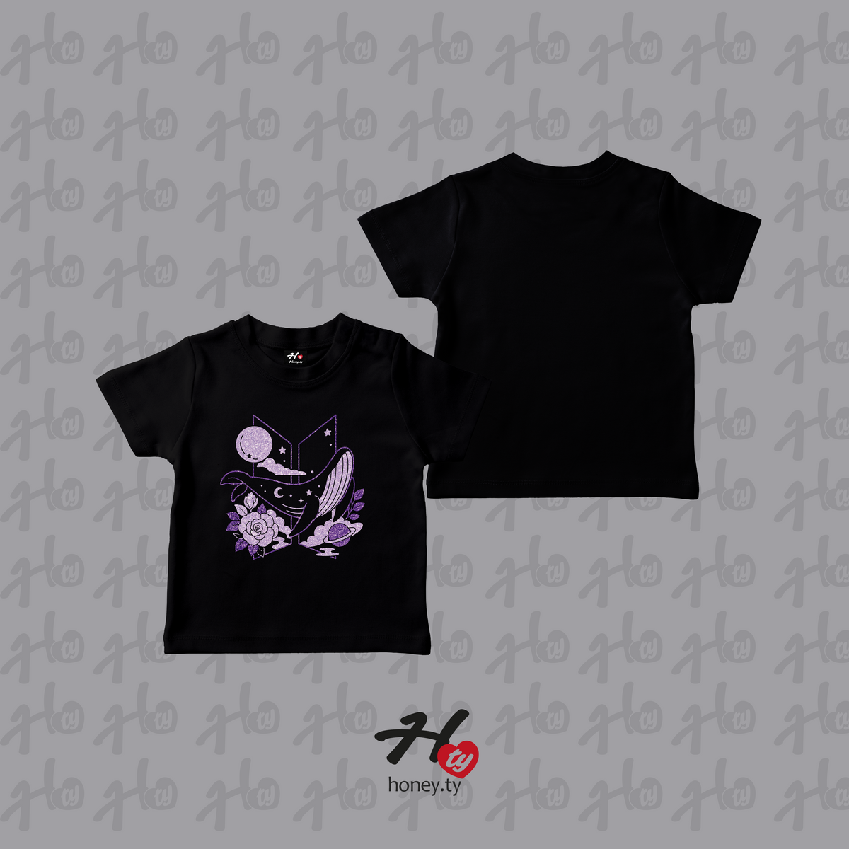 MIKROKOSMOS (GUITTER) - BABY TEE