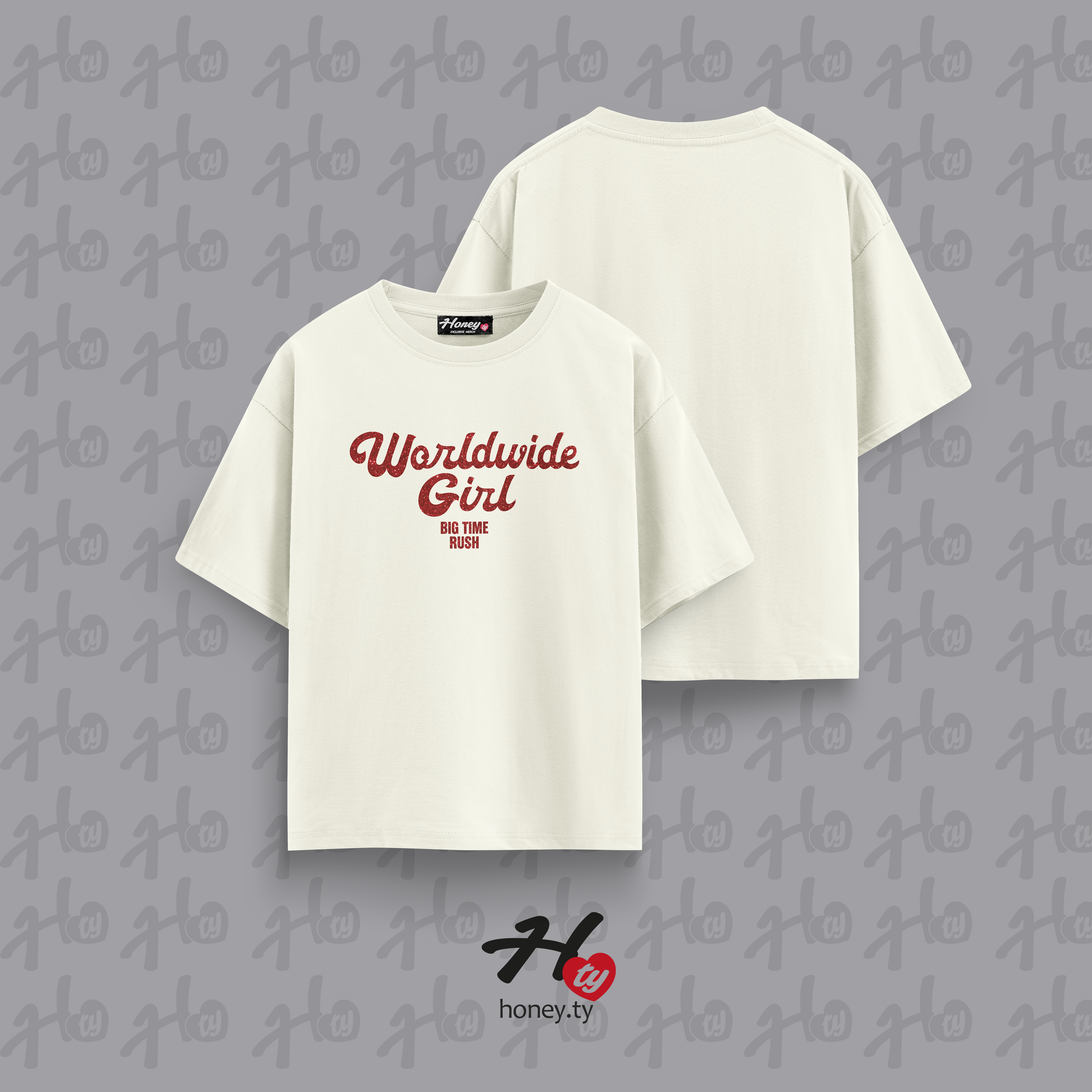 WORLDWIDE GIRL GUITTER - OVERSIZE