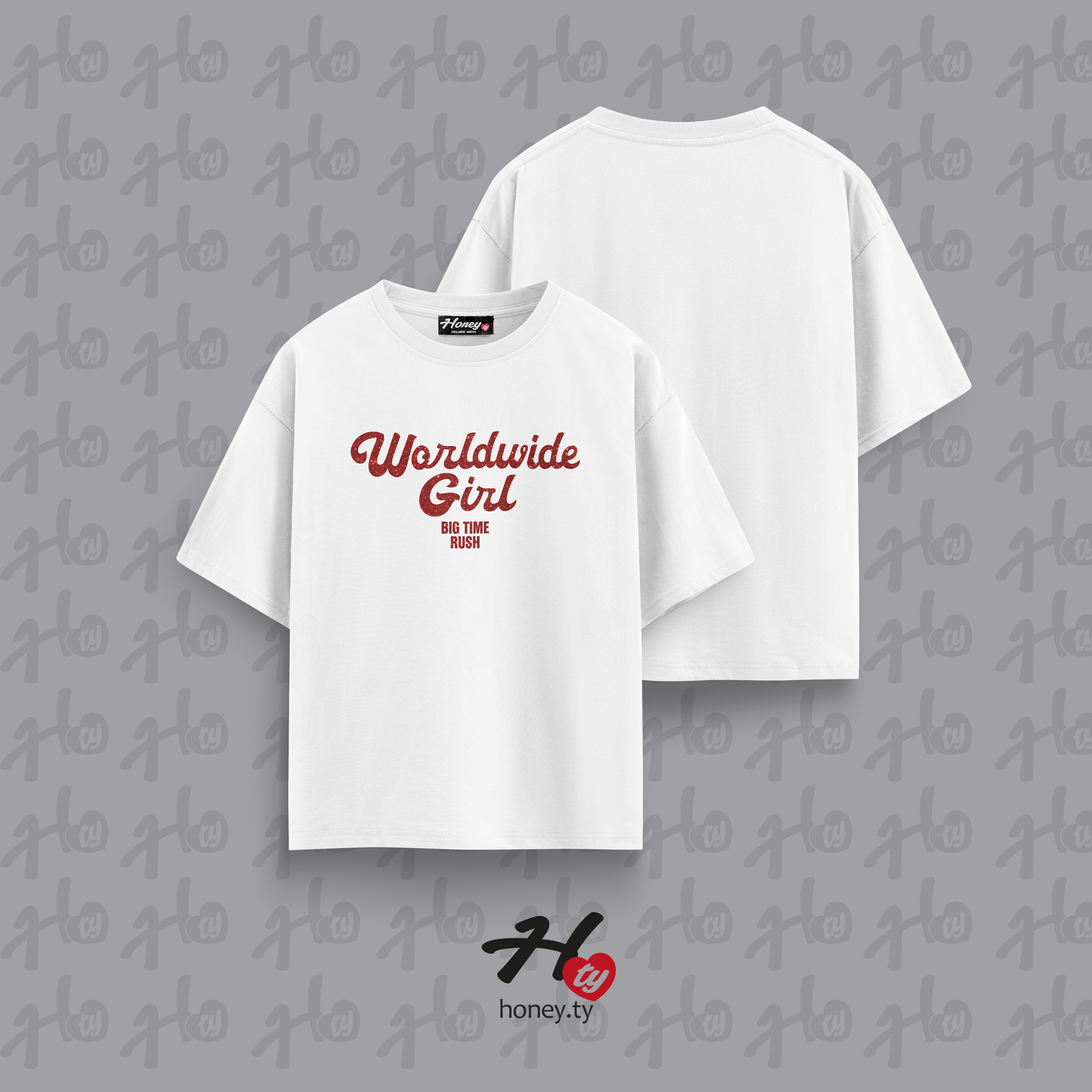 WORLDWIDE GIRL GUITTER - OVERSIZE