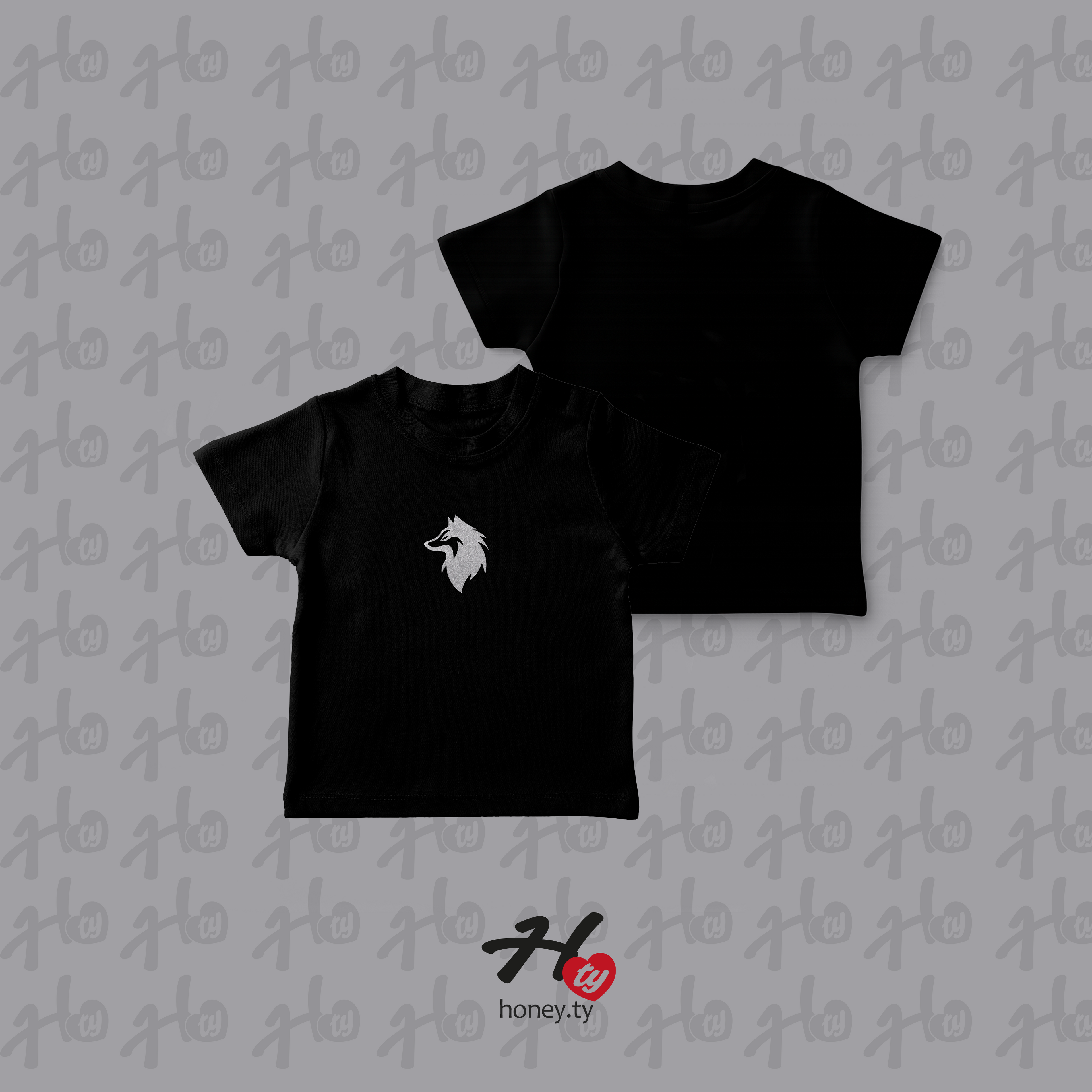 BLING WOLF - BABY TEE